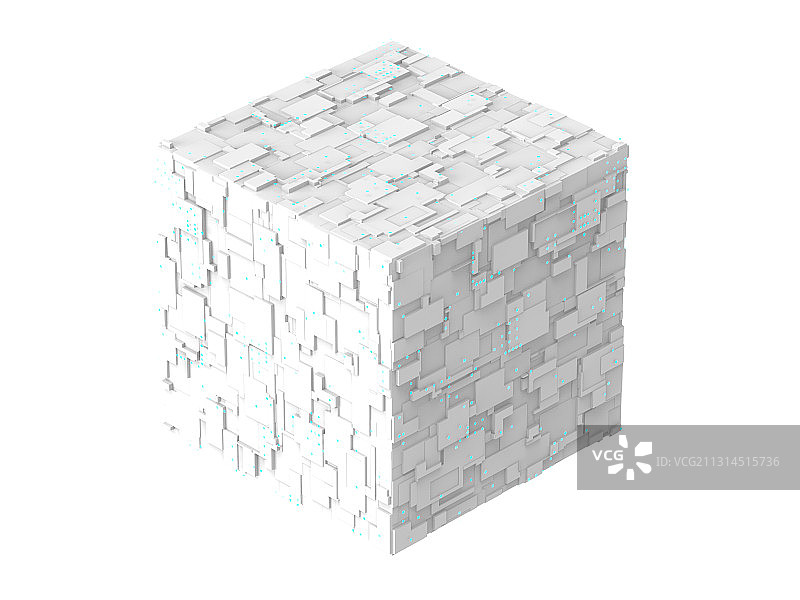 科技立方体图片素材