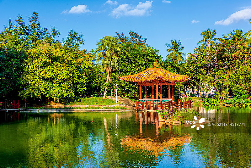 中国海南省海口市五公祠公园图片素材