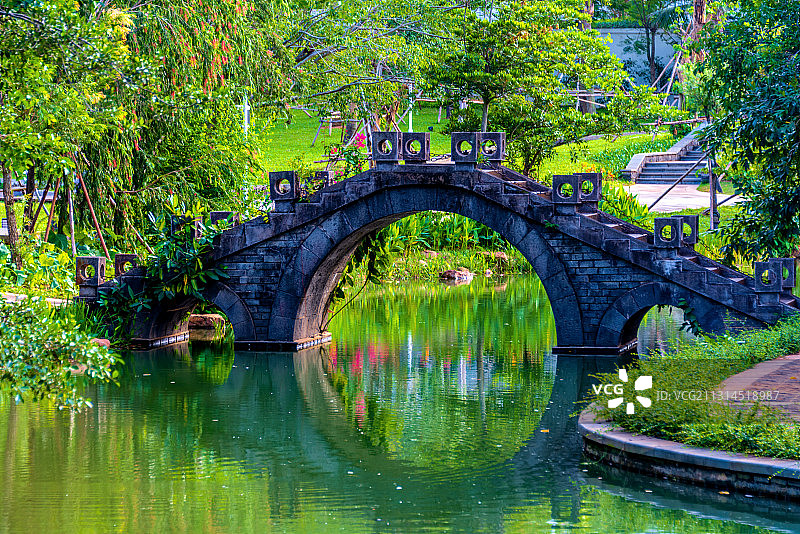 中国海南省海口市五公祠公园图片素材