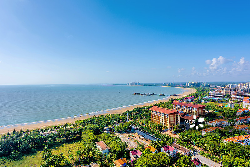 中国海南省文昌市清澜高隆湾图片素材