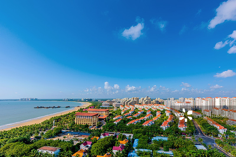 中国海南省文昌市清澜高隆湾图片素材