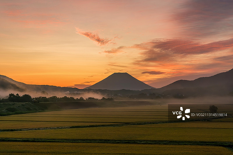 Mt.Yotei（Rankoshi cho）羊蹄山(兰越町)图片素材