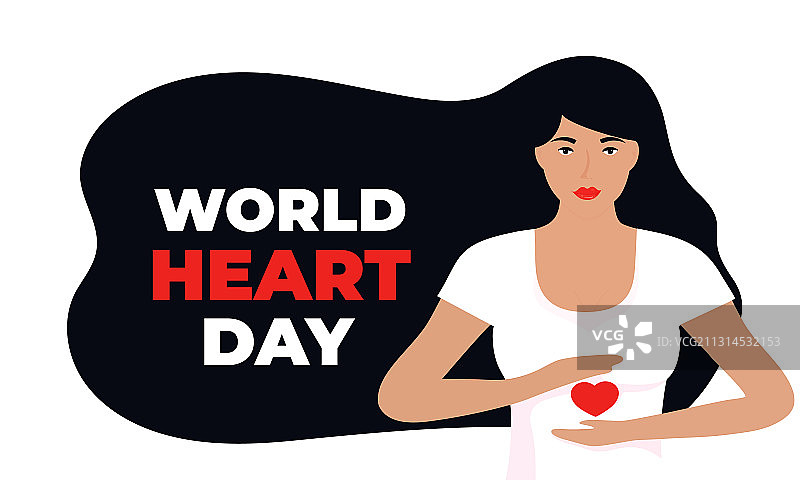 爱与支持的世界心脏日图片素材