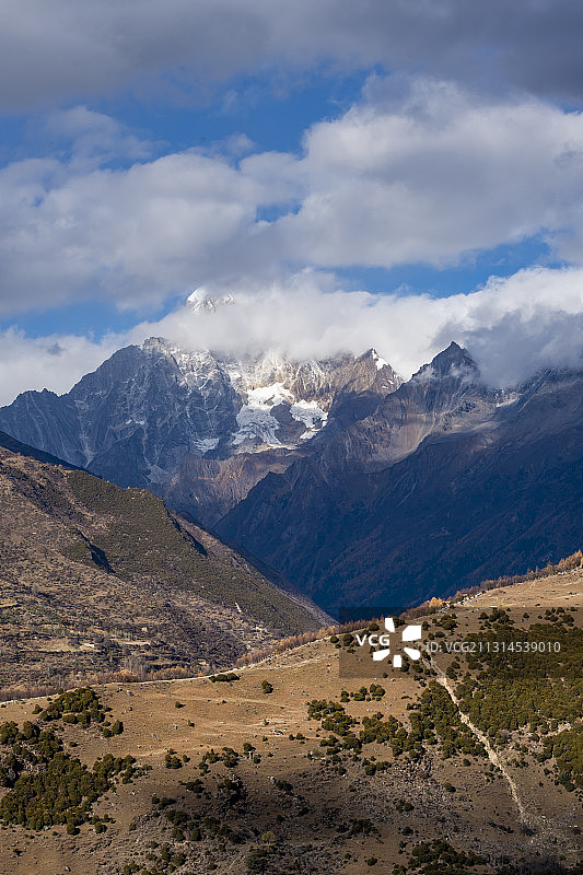 四川阿坝：四姑娘山图片素材