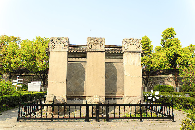 安徽合肥李鸿章享堂御制碑图片素材