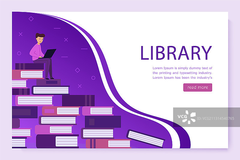 在线大型着陆页模板库图片素材