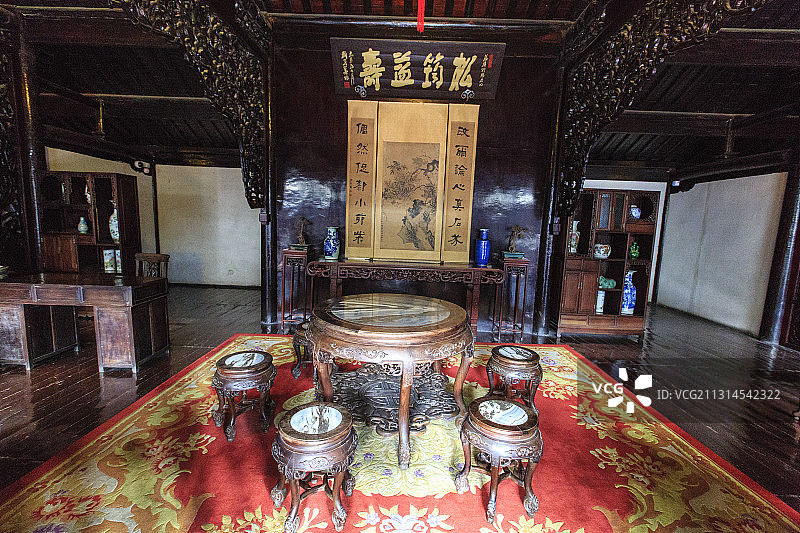 安徽合肥李鸿章故居小姐楼内景图片素材