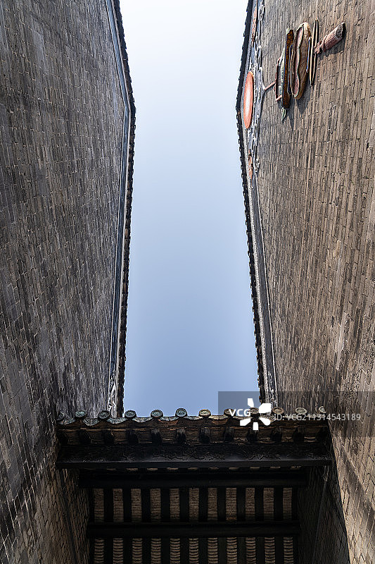 广东省广州市荔湾区中山七路陈家祠堂陈氏书院图片素材