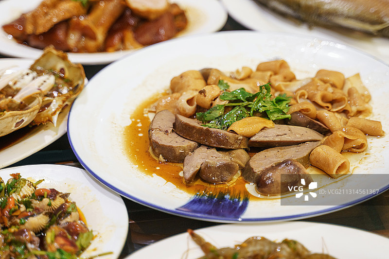粤菜鹅肝鹅肠图片素材