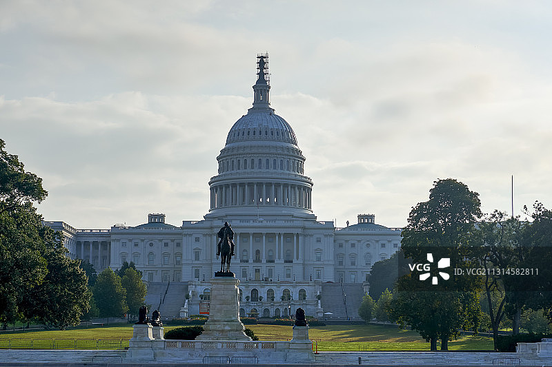 美国首都华盛顿，美国国会大厦图片素材