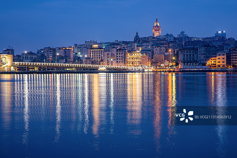 土耳其伊斯坦布尔的对岸图片素材