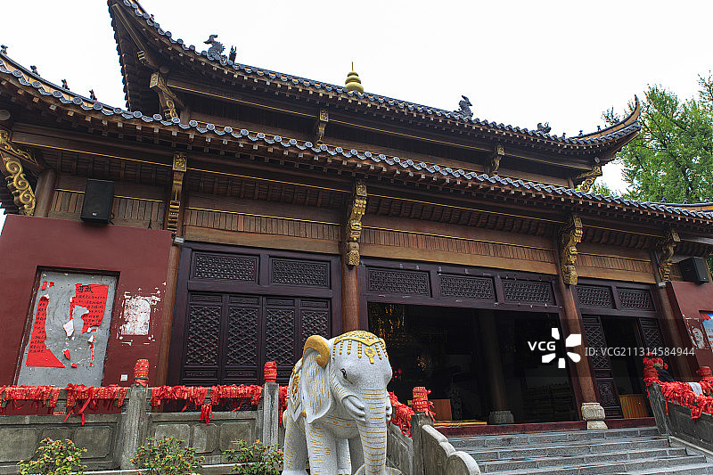 安徽省合肥市淮河路明教寺图片素材
