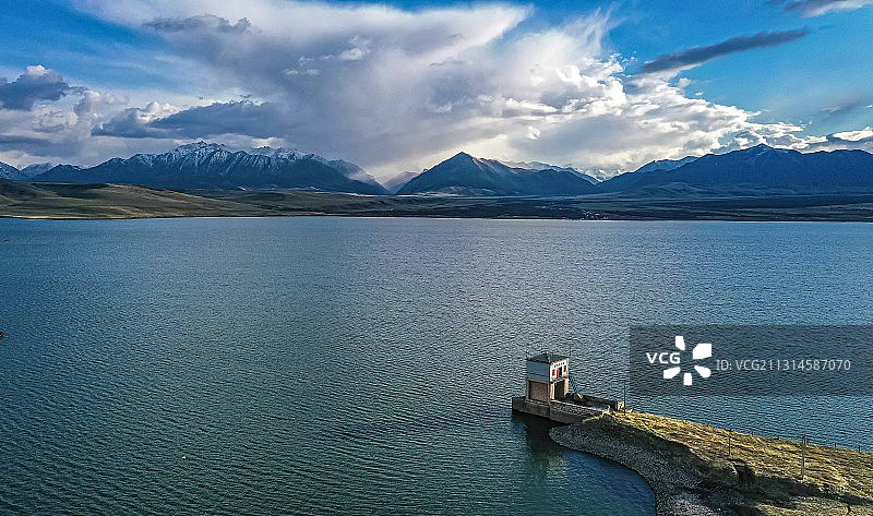 西大河水库图片素材