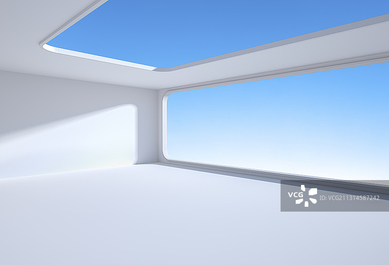 简约留白建筑空间图片素材