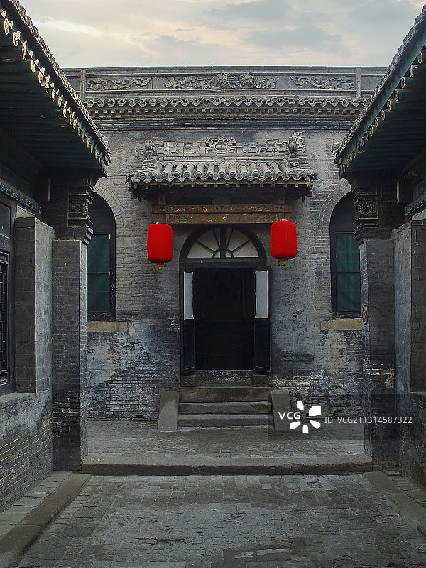 中国山西晋中祁县，乔家大院图片素材