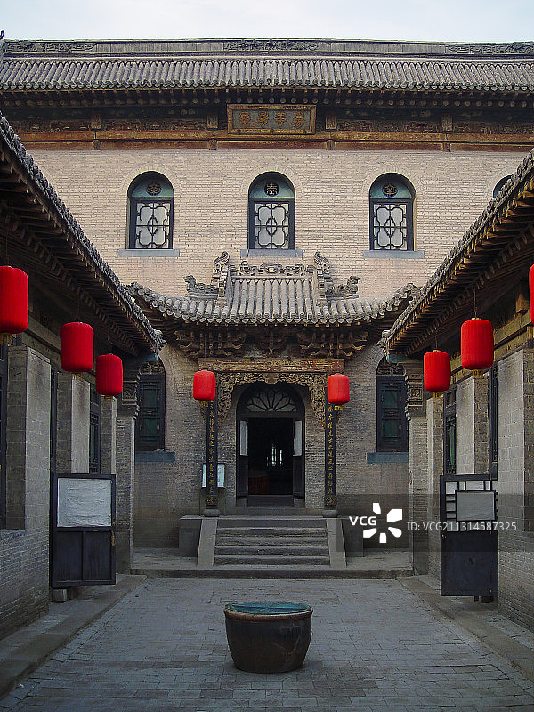 中国山西晋中祁县，乔家大院图片素材