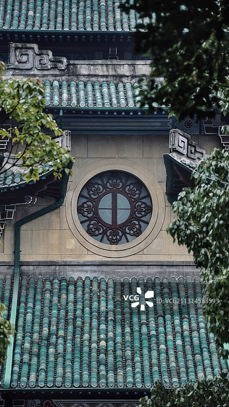 长沙湖南大学早期建筑图片素材