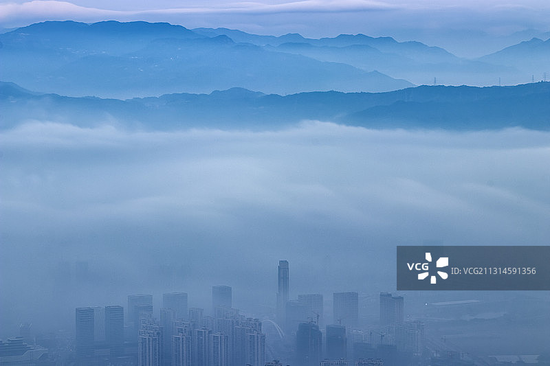 温州平流雾3图片素材