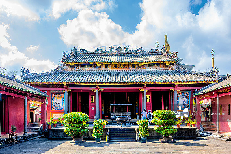中国海南省文昌市文城镇孔庙图片素材