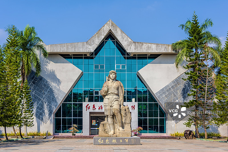 中国海南省琼海市红色娘子军纪念馆图片素材