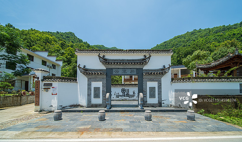 安徽省池州市石台县，中国原生态最美山乡，牯牛降仙寓山秋浦河图片素材