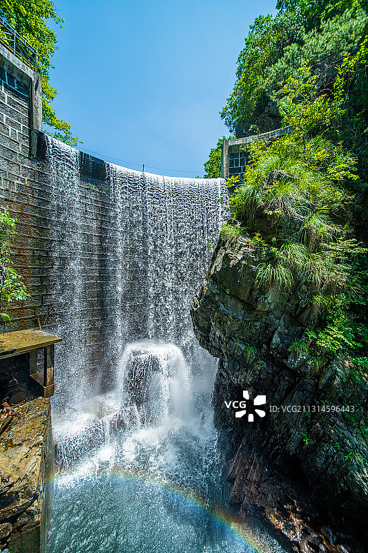 安徽省池州市石台县，中国原生态最美山乡，牯牛降仙寓山秋浦河图片素材
