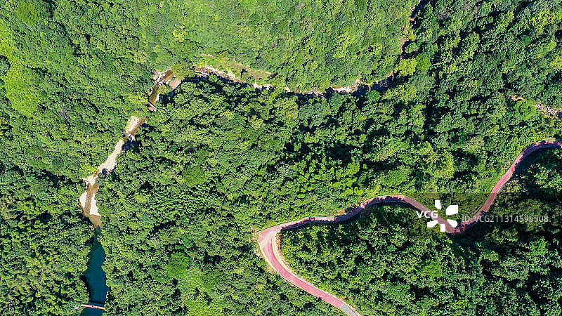 安徽省池州市石台县，中国原生态最美山乡，牯牛降仙寓山秋浦河图片素材