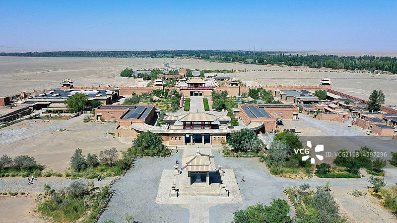 甘肃省酒泉市敦煌市国家4A级旅游景区——阳关景区图片素材