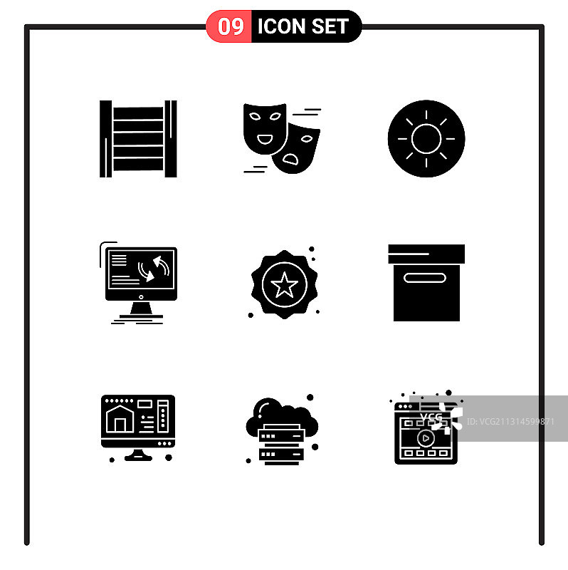 组9固体符号符号和符号图片素材