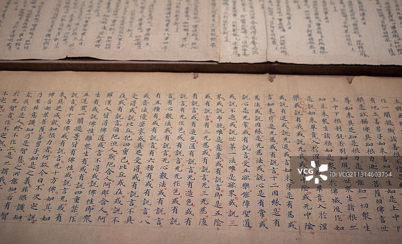 甘肃省酒泉市敦煌市敦煌博物馆，千年丝路浓缩其中图片素材