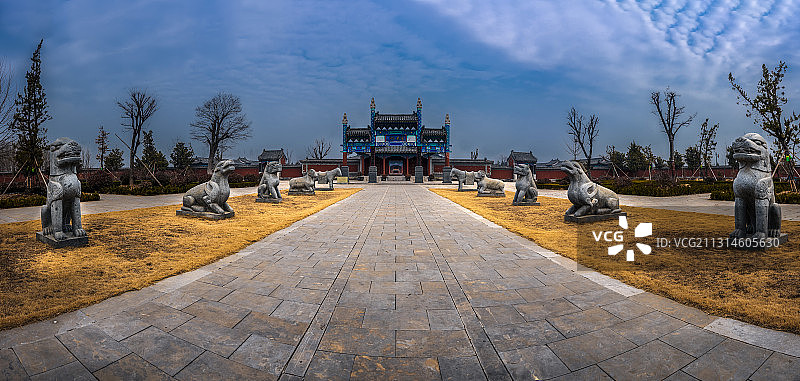 荀子庙神道图片素材