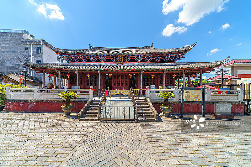 广东省河源市佗城古镇龙川学宫图片素材