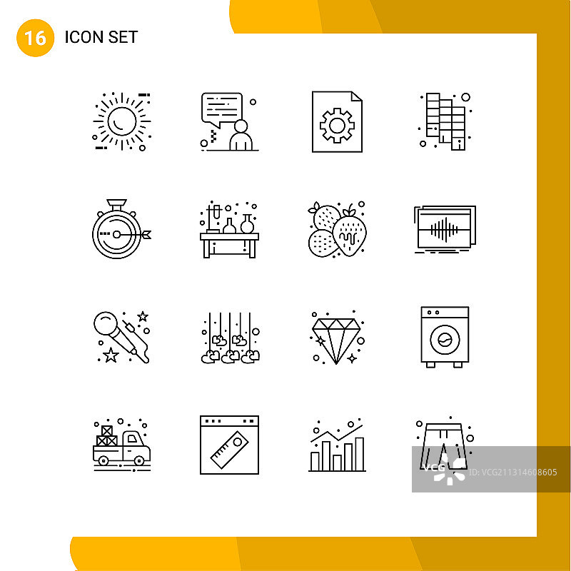 用户界面包16基本概要图片素材