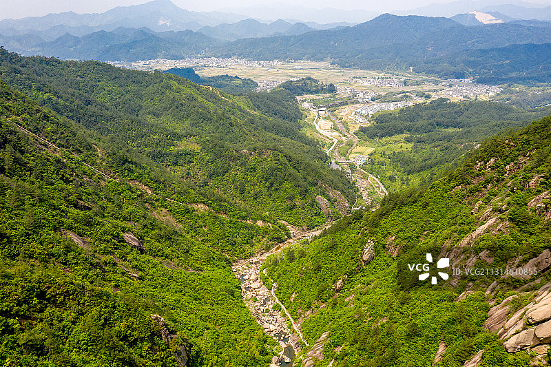 航拍徽杭古道图片素材