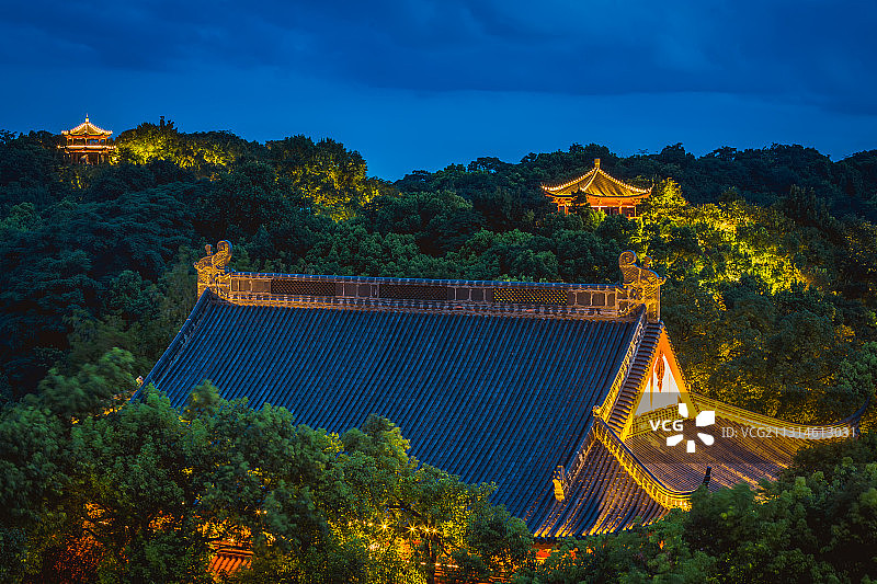 中国浙江杭州吴山一角图片素材