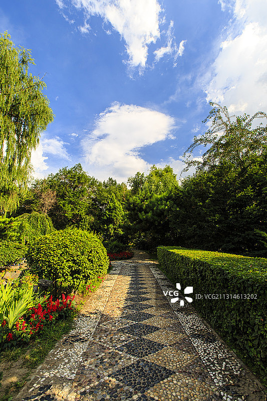 吉林长春伪满皇宫东御花园图片素材