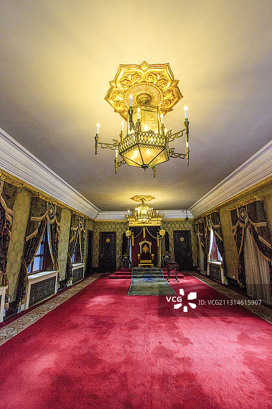 吉林长春伪满皇宫勤民楼勤民殿图片素材