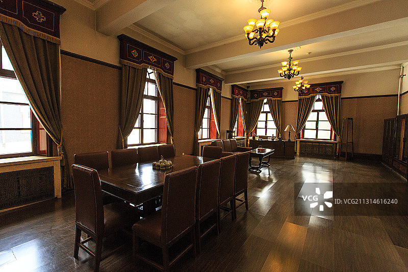 吉林长春伪满皇宫勤民楼侍卫处图片素材