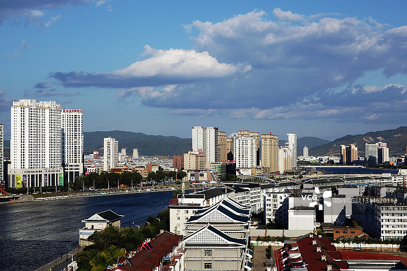 吉林延吉城市风光图片素材
