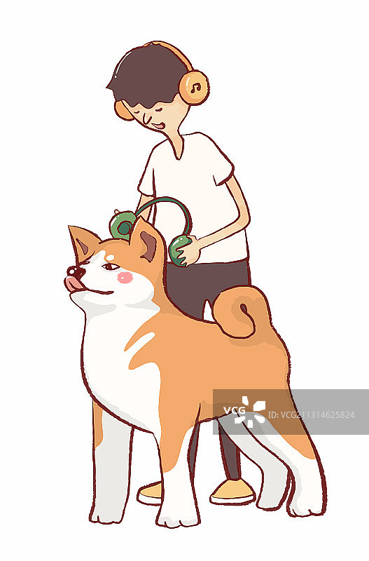 秋田犬图片素材