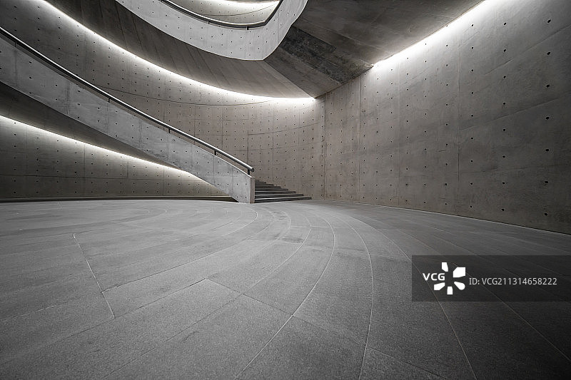 混凝土内部空间图片素材