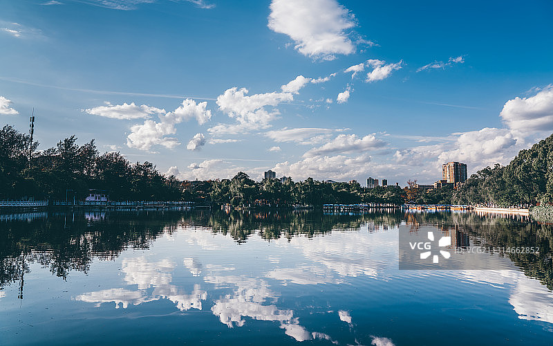 云南昆明翠湖图片素材