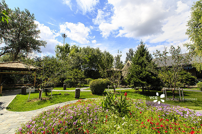 吉林长春伪满皇宫西御花园图片素材