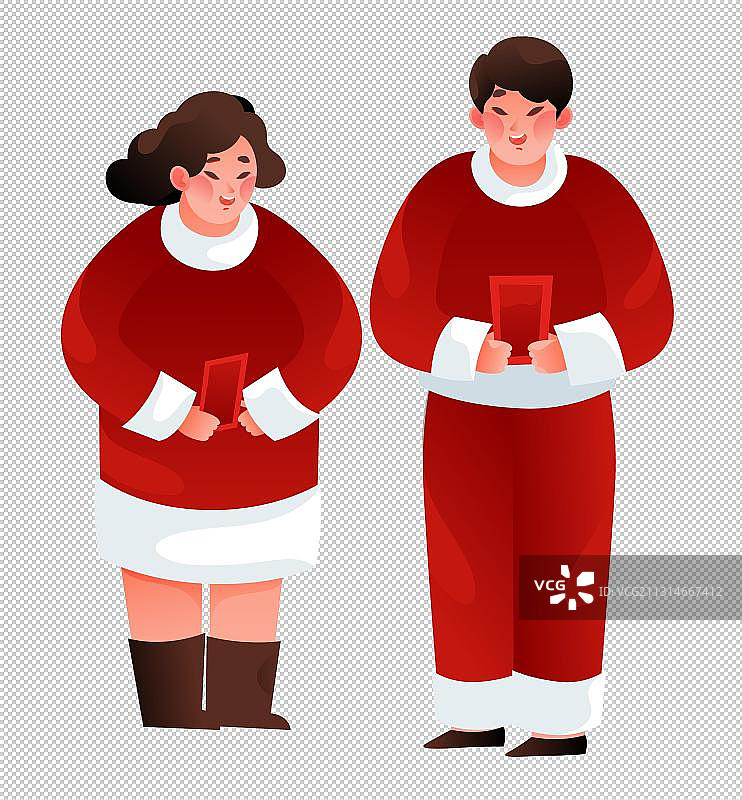 年俗-正月初一 拜年图片素材