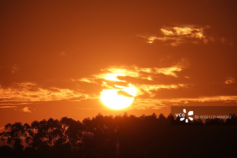 喜怒哀乐的一天 不妨抬头看看日落图片素材