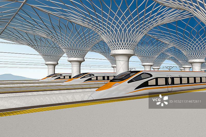 高速铁路车站图片素材