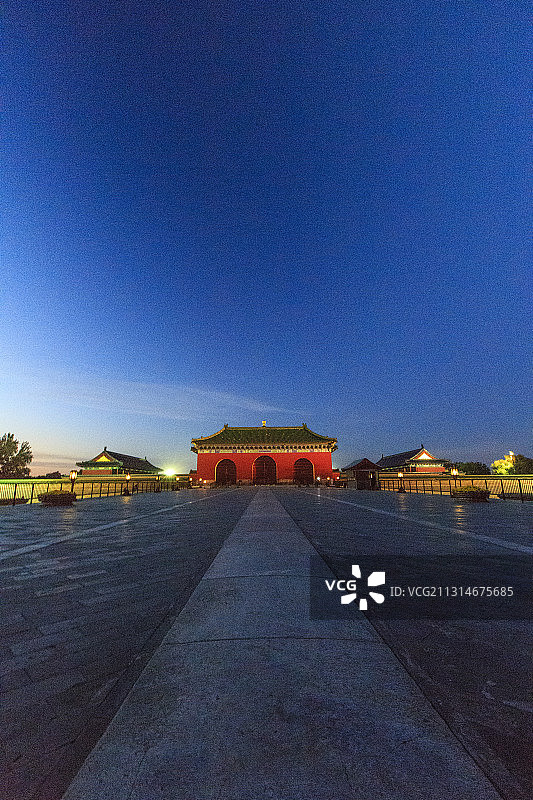 北京市天坛公园丹陛桥图片素材