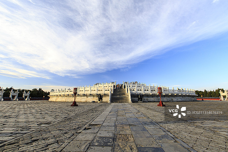 北京市天坛公园圜丘坛图片素材