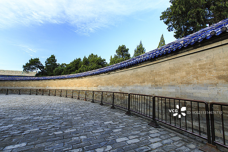 北京市天坛公园回音壁图片素材