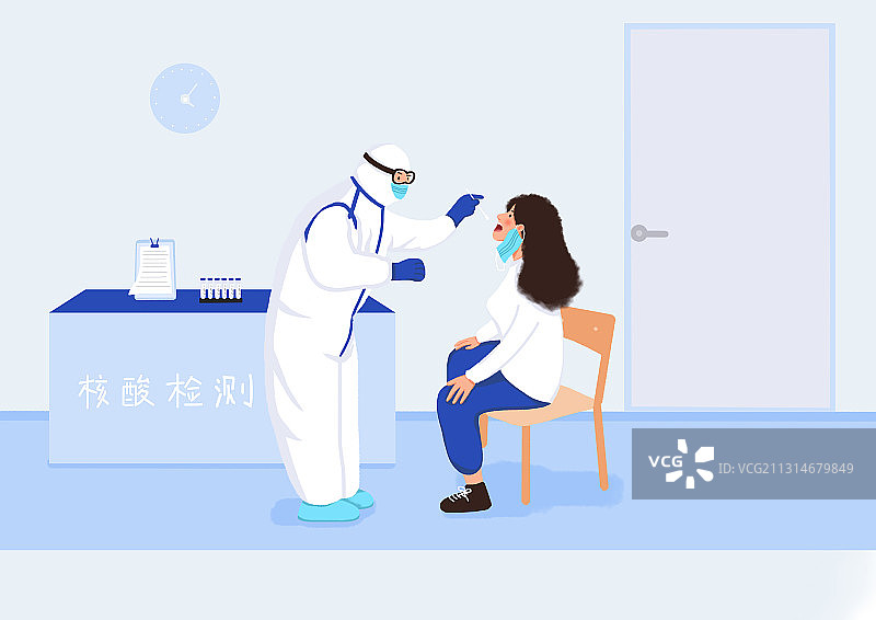 核酸检测图片素材